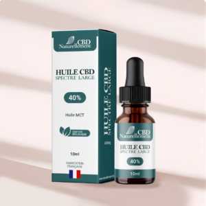 Fiole d’huile CBD spectre large 4000mg 40% - Naturellement CBD