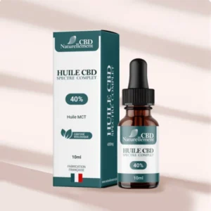 Fiole d’huile CBD spectre complet 4000mg 40% - Naturellement CBD
